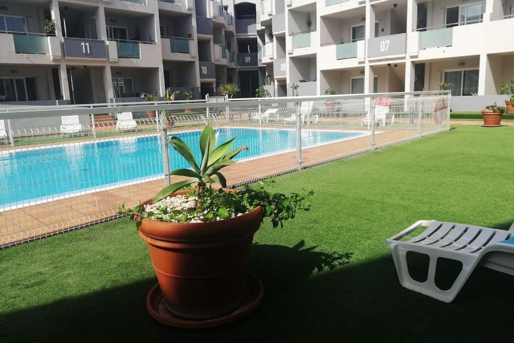 Apartament Blue Ocean Corralejo: Sunny Terrace, Pool, Wifi Zewnętrze zdjęcie