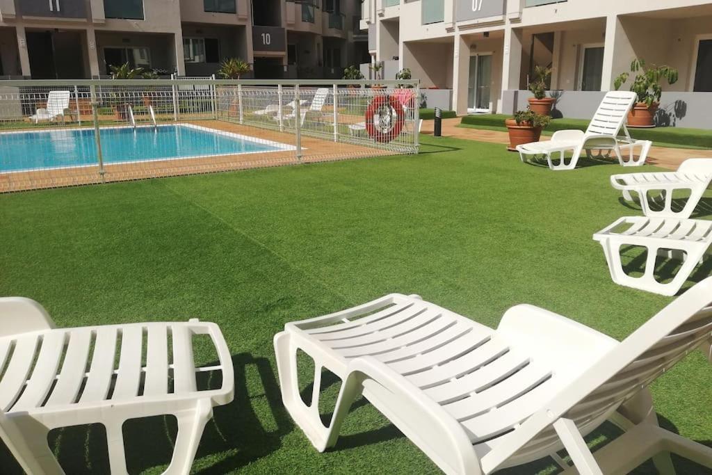 Apartament Blue Ocean Corralejo: Sunny Terrace, Pool, Wifi Zewnętrze zdjęcie